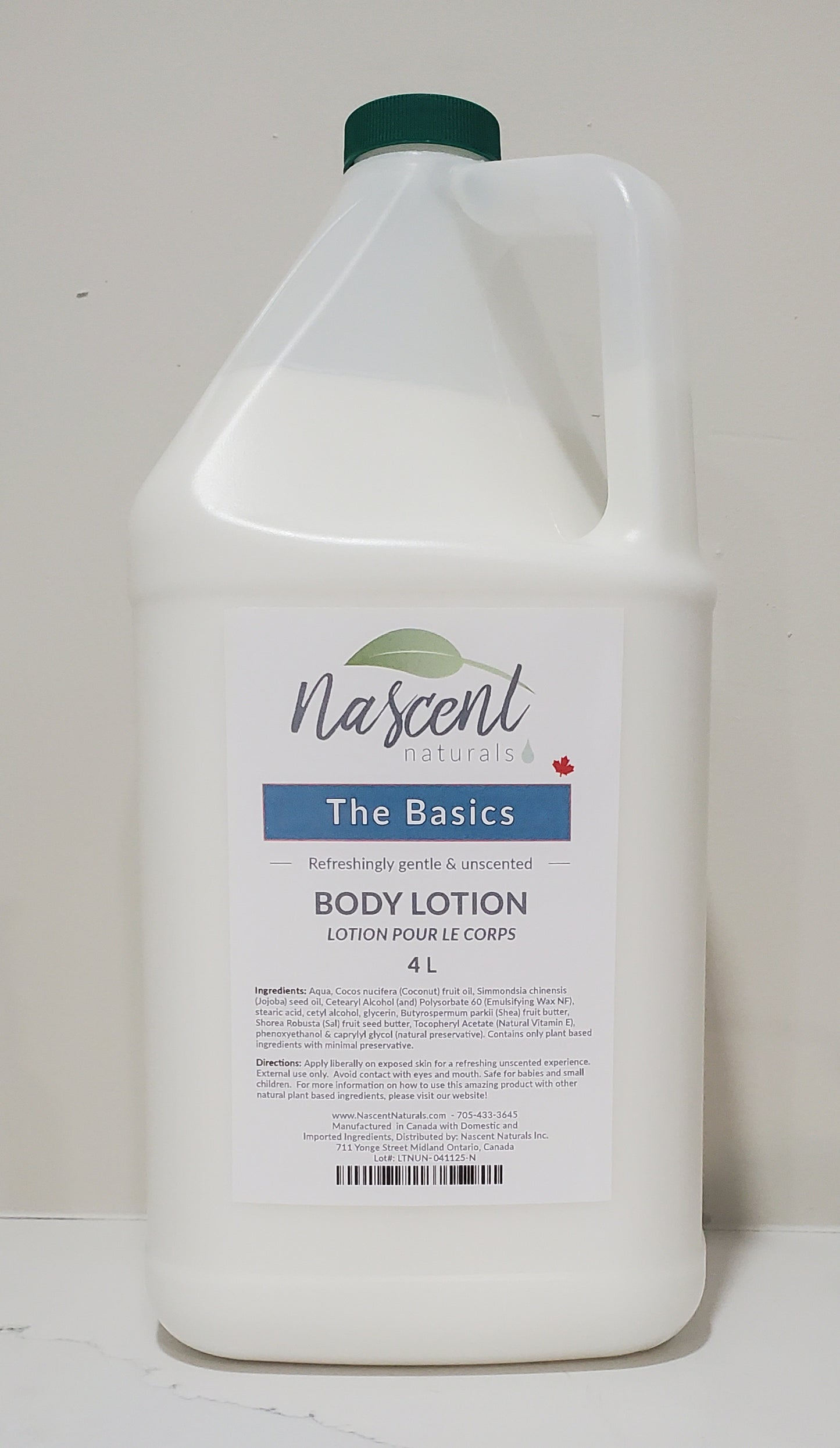 Body Basics Unscented Lotion