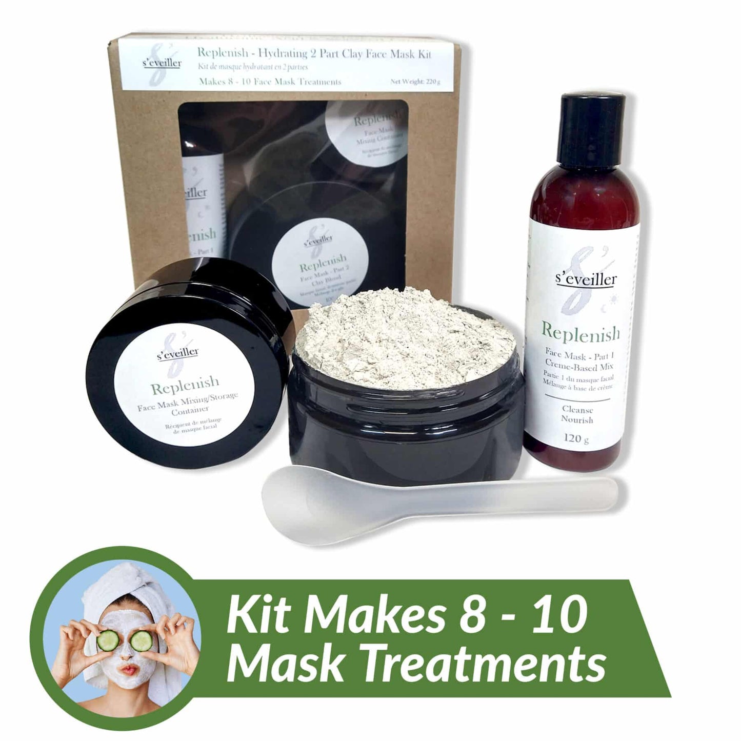 Replenish 2-Part Clay Face Mask Kit image 5