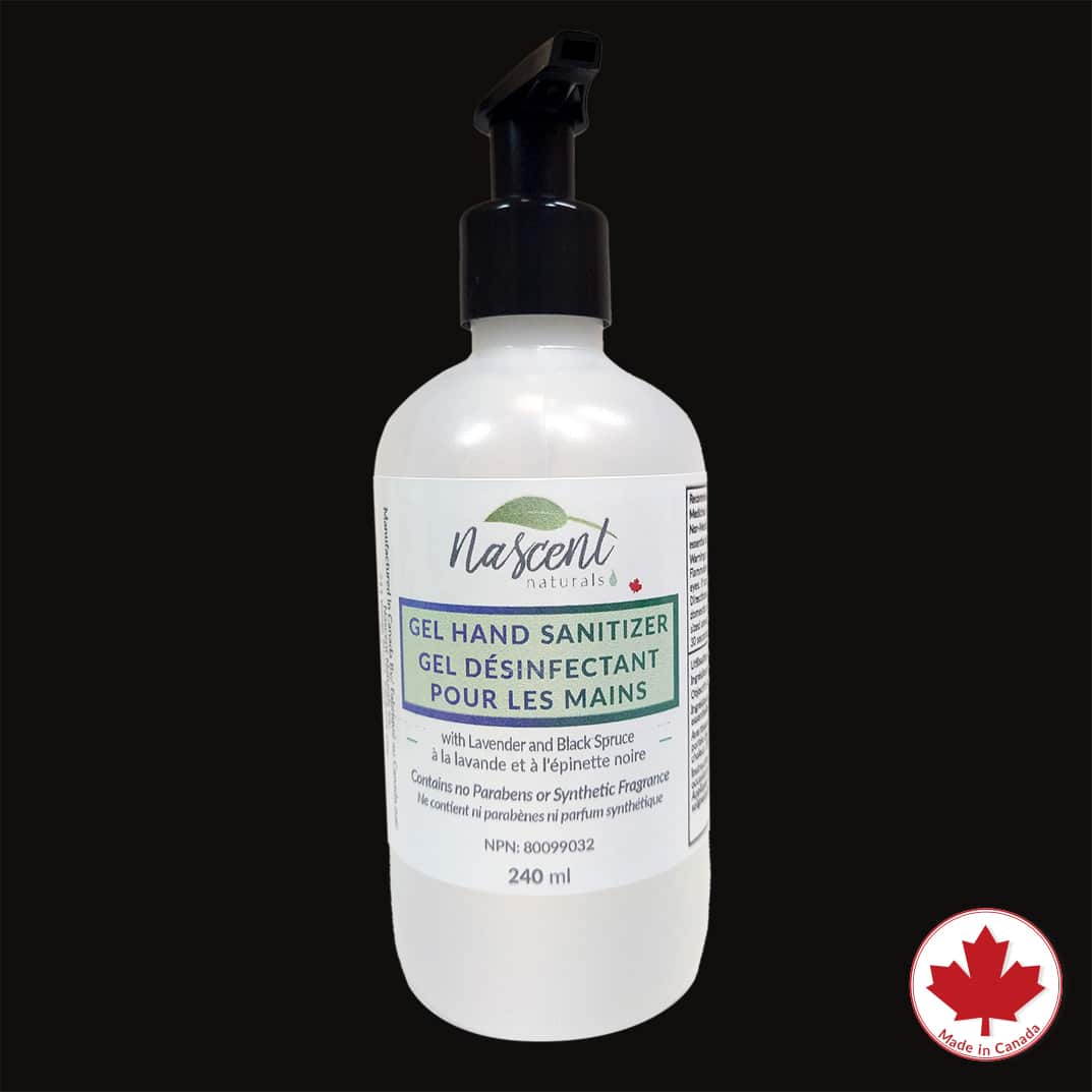 Lavender and Black Spruce Gel Hand Sanitizer image 0