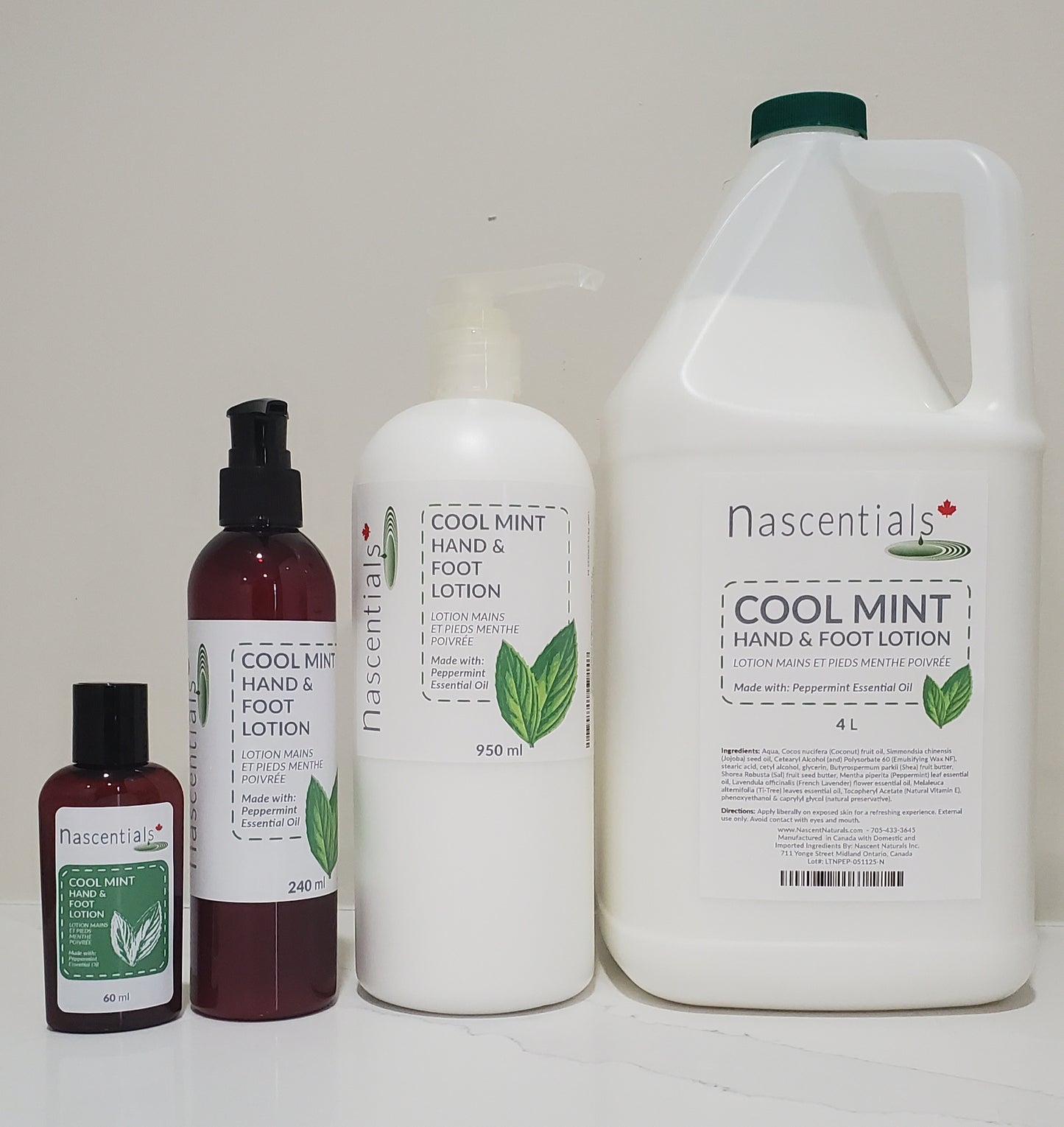 Cooling Peppermint Foot Lotion