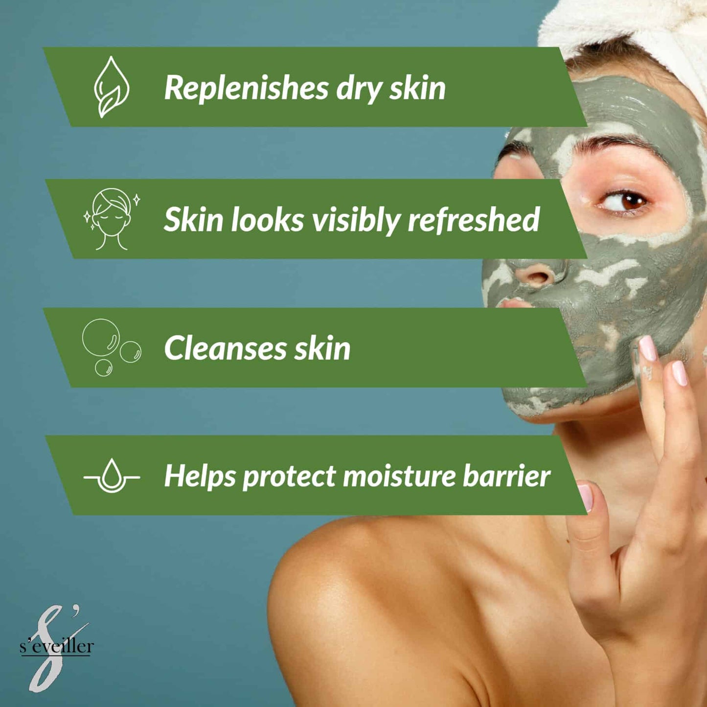 Replenish 2-Part Clay Face Mask Kit image 2